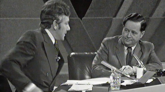 Gay Byrne and Michael O'Hehir (1975)