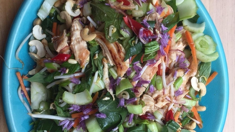 A tasty Vietnamese salad from Eunice Power on Today with Maura and Dáithí.