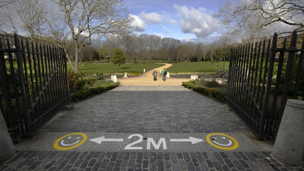 The public is being told that the two-metre rule still applies