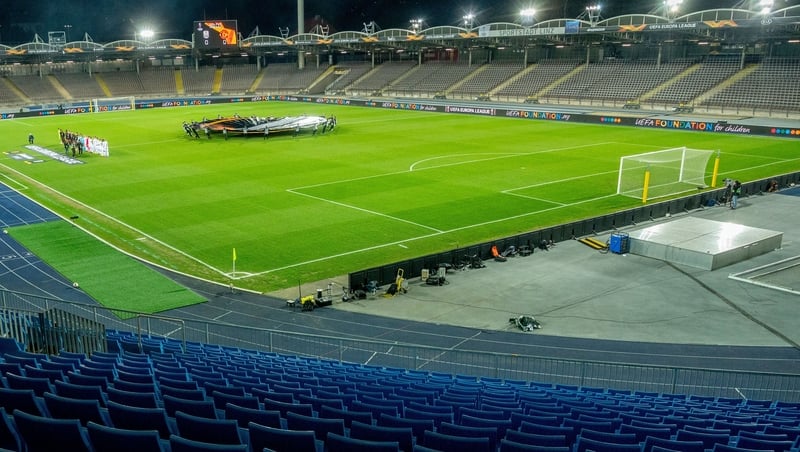 LASK faced Manchester United in the Europa League in March