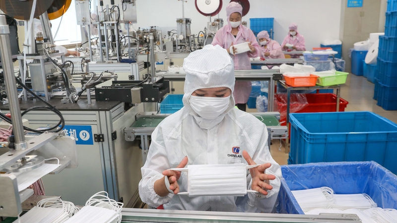 Chinese industrial production climbed 3.9% in April from a year earlier, data showed today