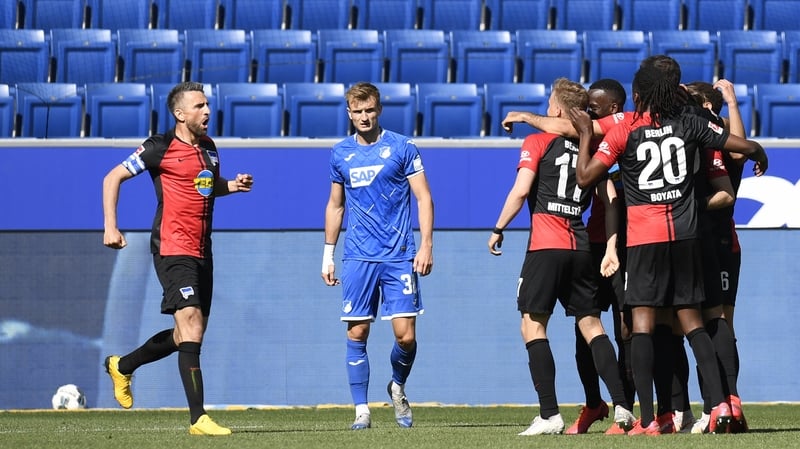 Hertha Berlin secured a vital win over Hoffenheim