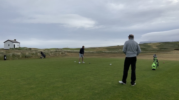 The early tee times in Sligo enjoyed clam conditions