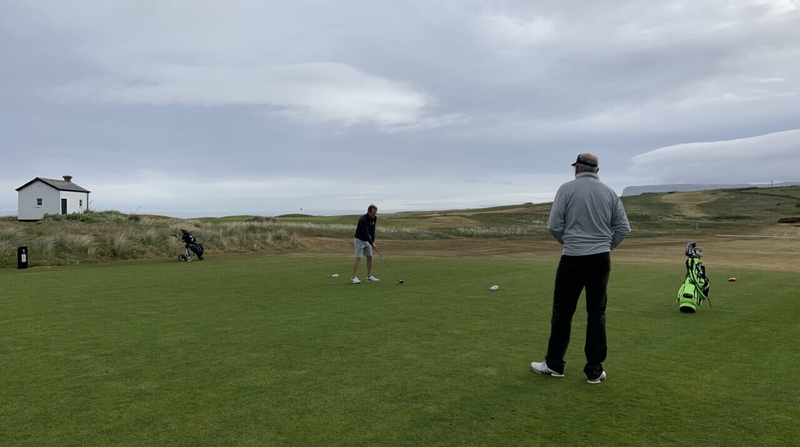 The early tee times in Sligo enjoyed clam conditions