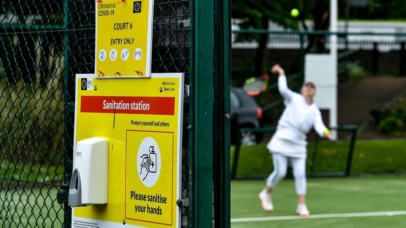 Tennis clubs reopened in Ireland, but not without changes