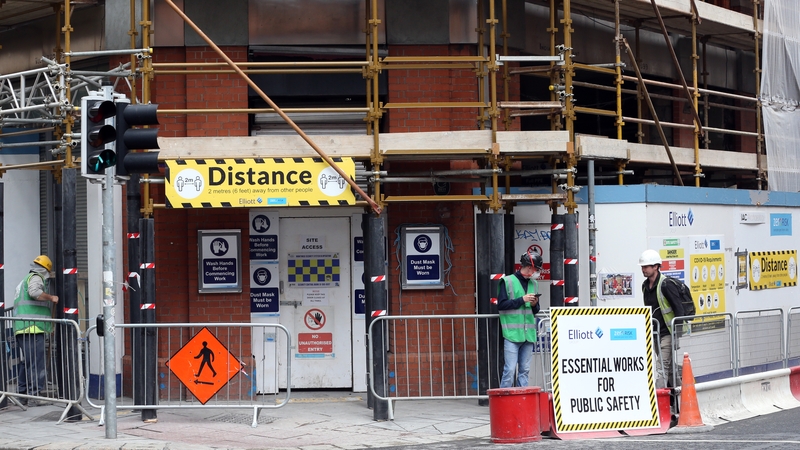 6,500 builders have returned to work since Covid-19 restrictions were lifted