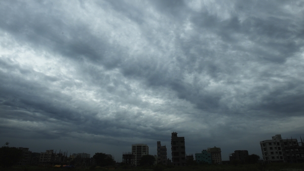 Rain clouds loom over a Kolkata as Cyclone Amphane barrels towards India's eastern coast