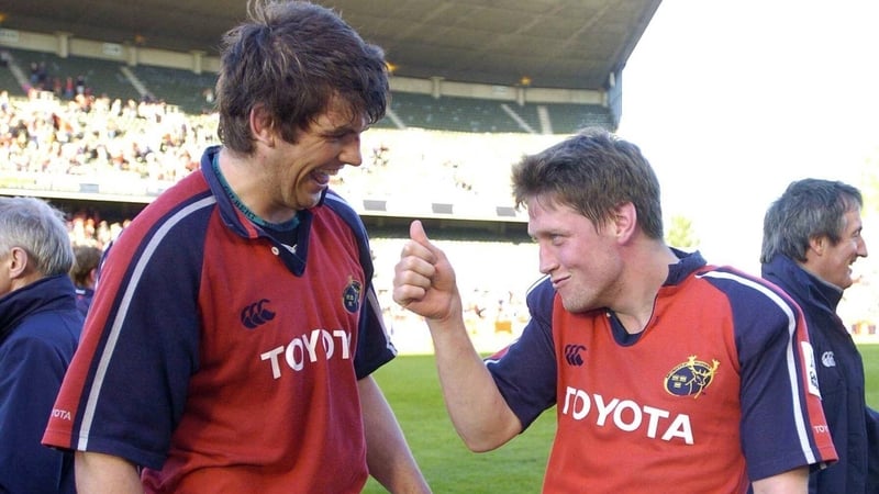 Long-term Munster team-mates Donncha O'Callaghan and Ronan O'Gara