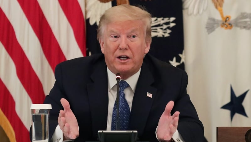 Donald Trump said 'people are going to have to make up their own mind' about hydroxychloroquine