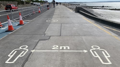 A two-way segregated cycle track along the Salthill promenade will be considered later this month