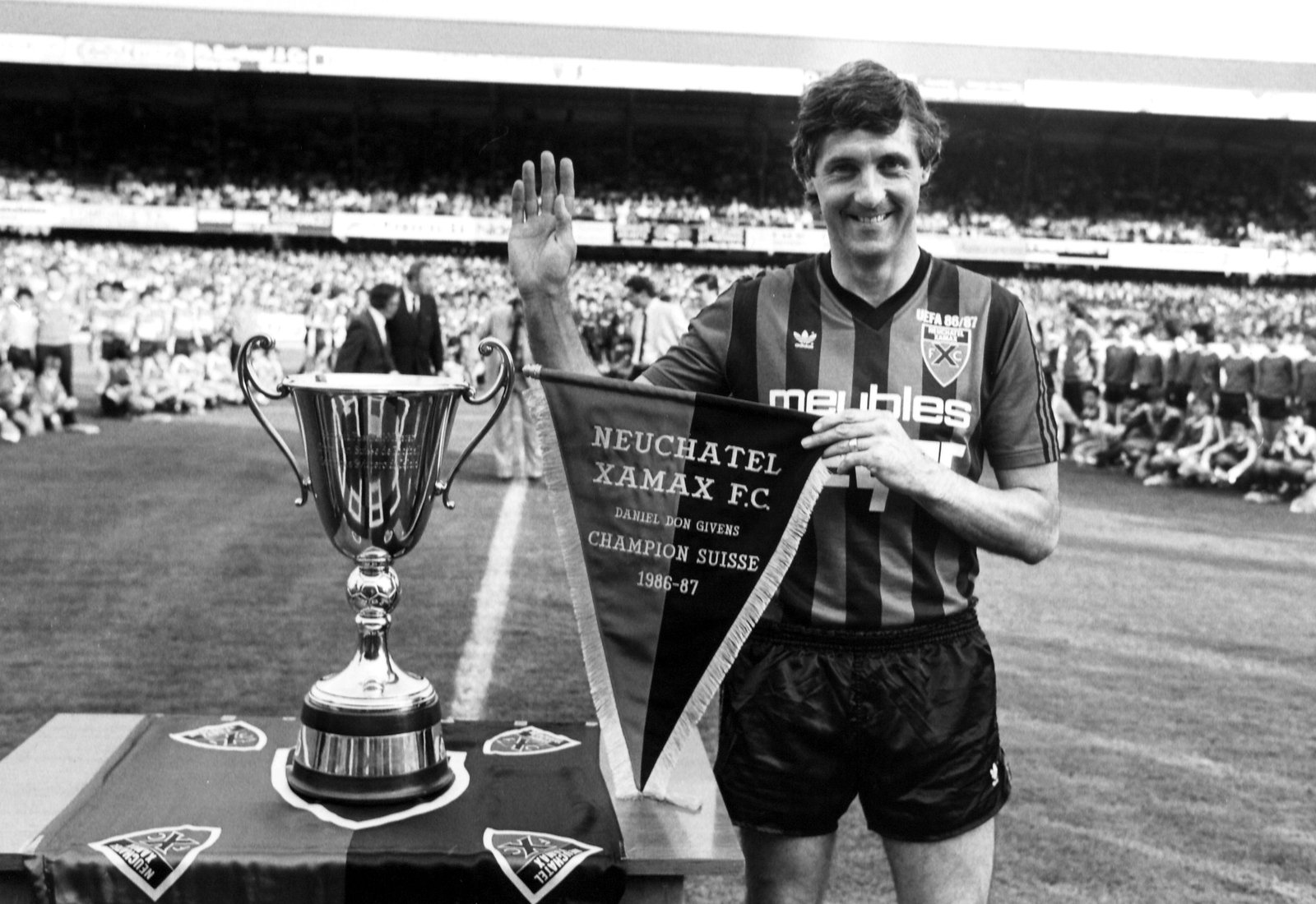 Title joy for Givens and the club in 1987