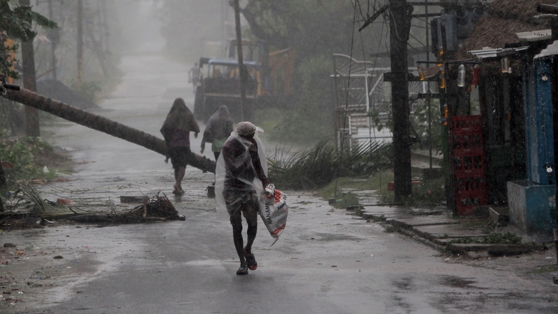 Authorities are scrambling to evacuate people from low lying areas
