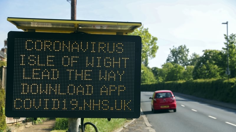 Britain is currently testing the app - based on Bluetooth - on the Isle of Wight