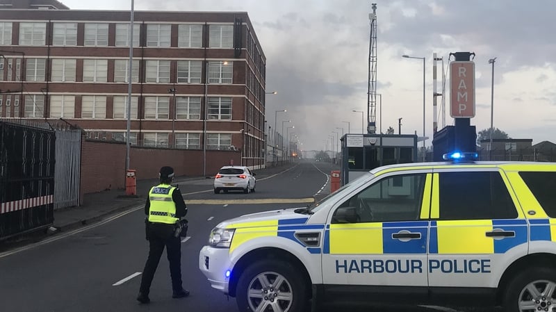 Over 50 firefighters were involved in extinguishing the blaze in Belfast