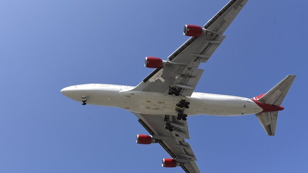 Virgin Orbit's modified airplane Cosmic Girl