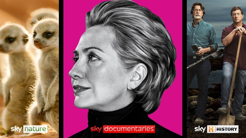 New Sky Nature, Documentaries and History channels