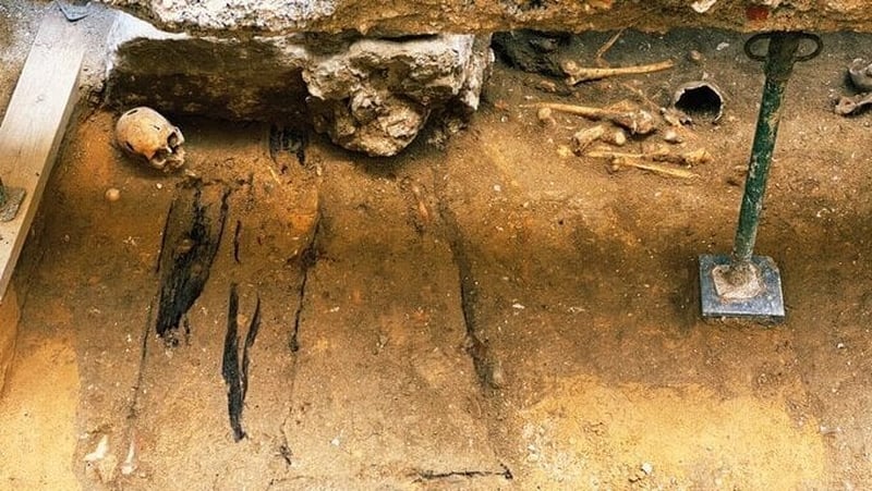 Archaeologists believe they have found the burial place of Red Hugh O'Donnell (Pic: @oscar_puente_)