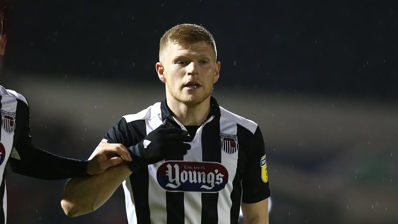Grimsby Town midfielder Elliott Whitehouse