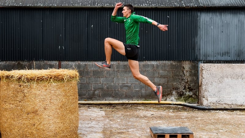 Long jumper Shane Howard remains focused at home on family farm