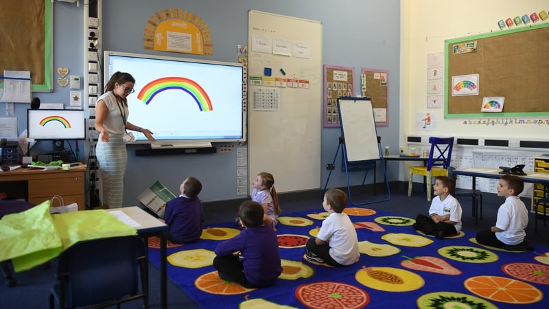 Lessons with reduced class sizes at Queen's Hill Primary School, Costessey in Norfolk