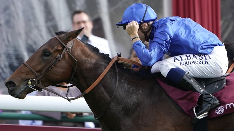 Mickael Barzalona switched Victor Ludorum out, once inside the final two furlongs at Deauville