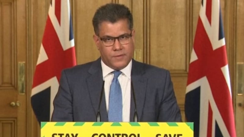 Alok Sharma has been tested for coronavirus