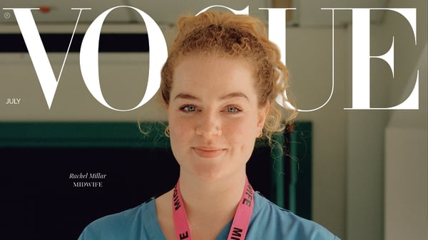 Rachel Millar said she hopes it is a reminder to people that everyday jobs do make a difference (Image: Jamie Hawkesworth/British Vogue)