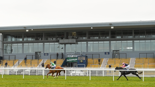 Naas Racecourse hosted behind-closed-doors racing in March