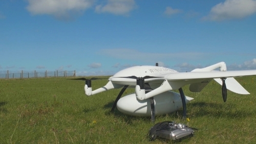 The drones were initially used to deliver insulin for diabetic use to the Aran Islands