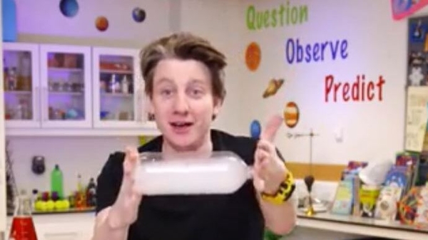 Let's make a cloud in a bottle