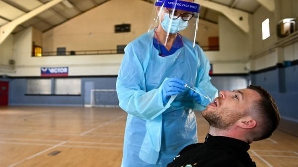 Shamrock Rovers' Jack Byrne during the first round of testing
