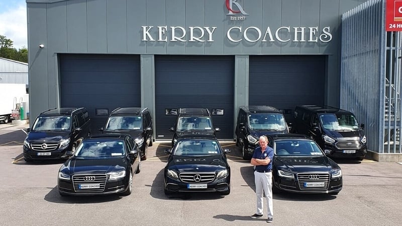 Mike Buckley's fleet of Mercedes, Audi and other high-end vehicles are locked up and not in use