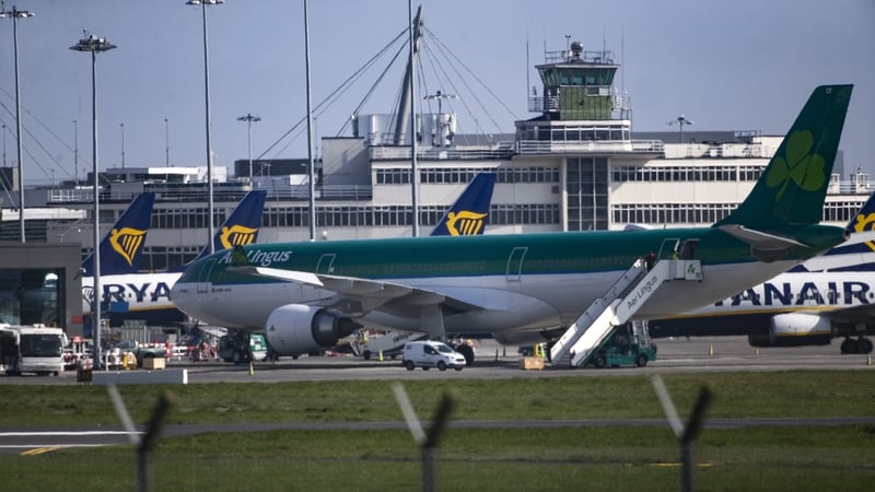 Dublin Airport has seen an 81% reduction in average daily movements