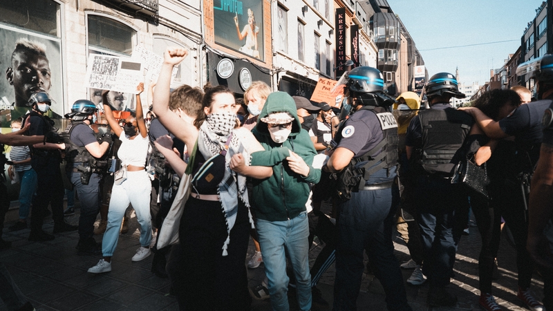 Thousands of people took to the streets to protest against racism and police brutality