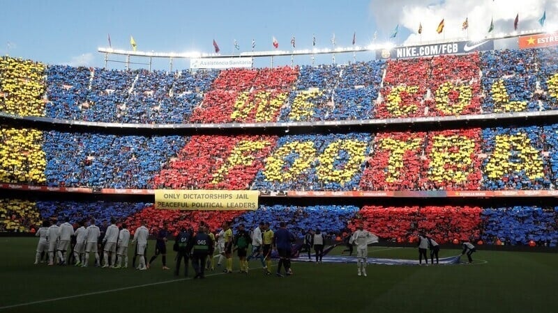 There will be no fans in the stands of Camp Nou as Barcelona resume their title chase