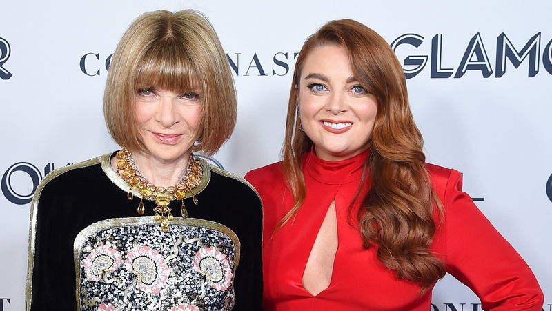 Samantha Barry with Condé Nast artistic director Anna Wintour.
