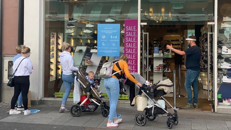 Wholesale and retail were among the sectors to see the greater number of workers return