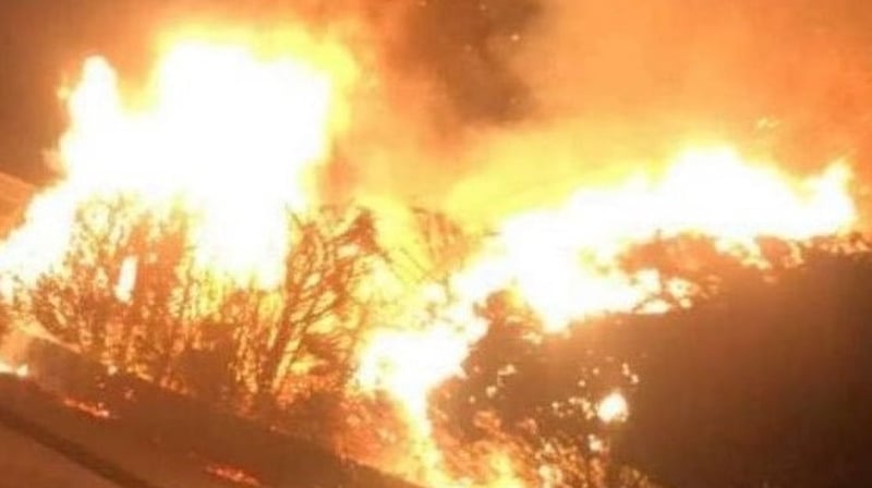 The attack took place around 11pm last night (Pic Ruairí Ó Murchú)