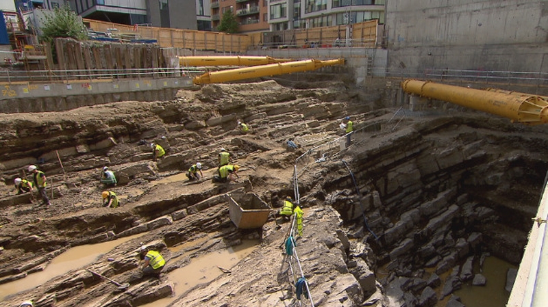 The dig at Ship St is the deepest site ever excavated in Dublin