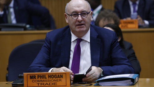 Phil Hogan said he is 'exploring the option' of being a candidate