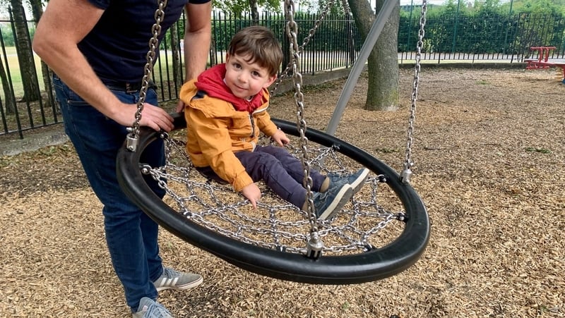 Playgrounds had been closed since March