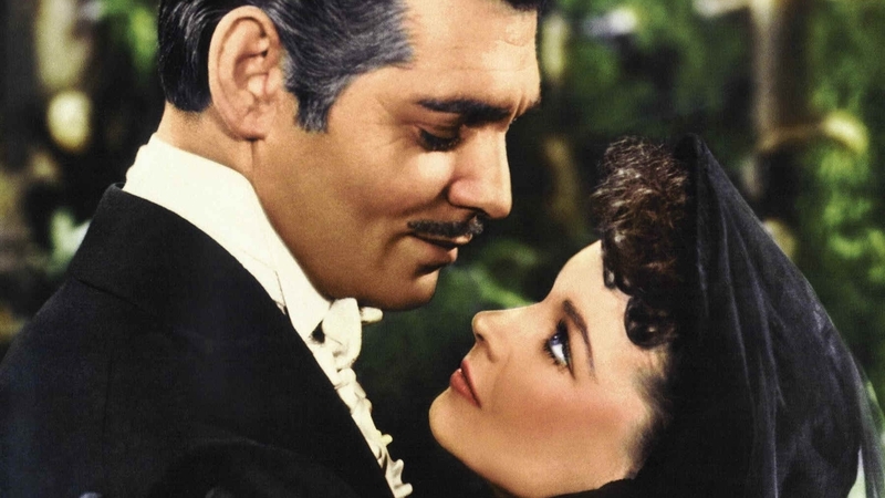 Clark Gable and Vivien Leigh in Gone With The Wind