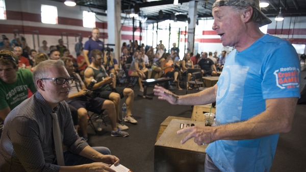 CrossFit founder Greg Glassman (right) has stepped down as chief executive after George Floyd comments