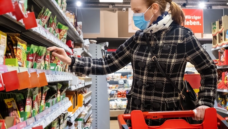 "As evident from the queues outside every supermarket, popping to the shop was no longer an easy option to pick up a quick snack"