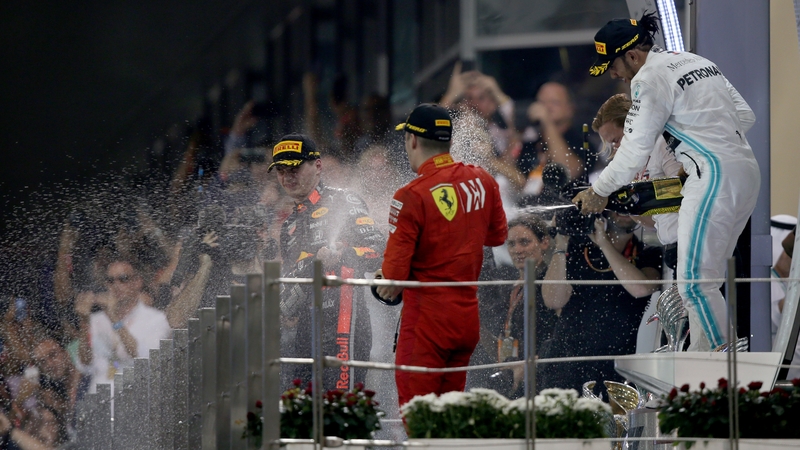 'The podium procedure can't happen, but we're looking at doing something on the grid after the race'