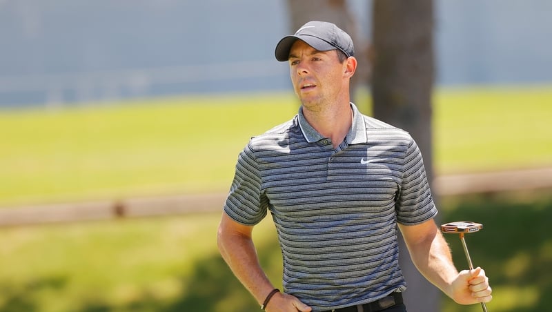 McIlroy hit an eagle on the 10th hole before finishing on nine under