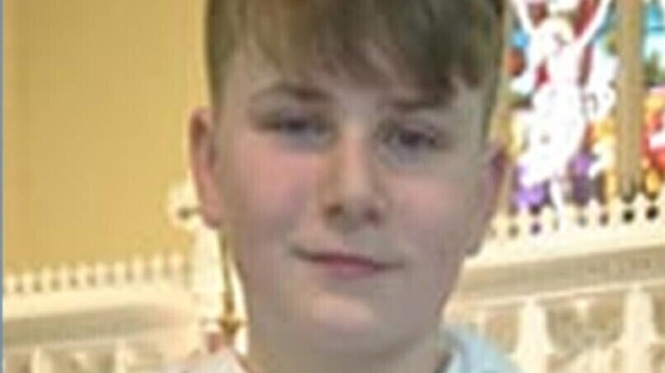Joseph Anderson, 13, was killed in a car crash in Delvin, Co Westmeath