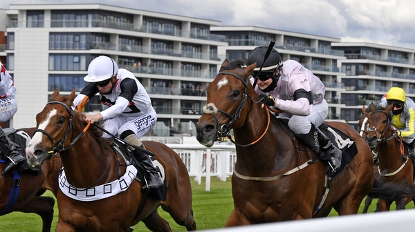 Cieren Fallon (in black cap) rides 200/1 shot Intercessor to victory in Newbury