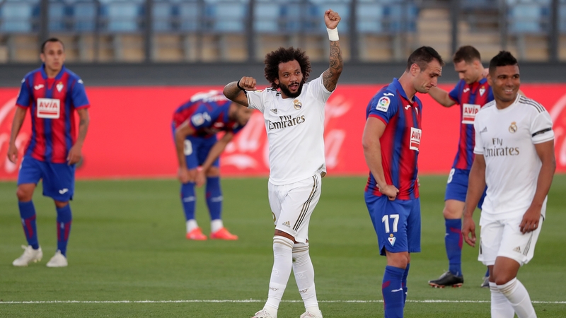 Real Madrid are now two points adrift of Barcelona at the top of the table