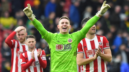 Dean Henderson has impressed during his spell with the Blades